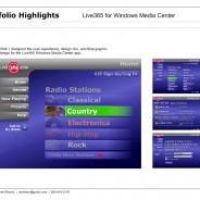 Windows Media Center App Design